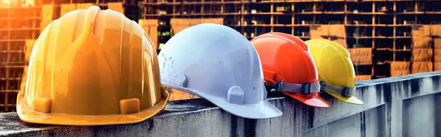 Sarı baret ve koruyucu gözlük